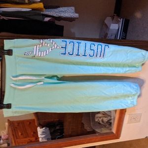 turquoise color Sweat pants size 18 from justice